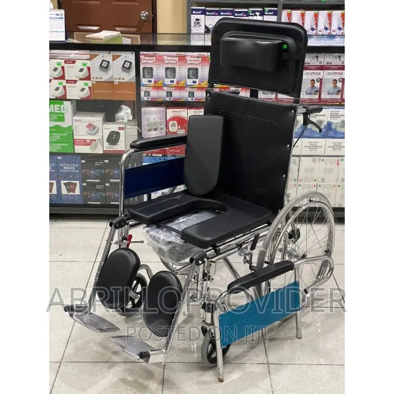 Karma Reclining Wheelchair and Commode (Toilet) Wheelchair