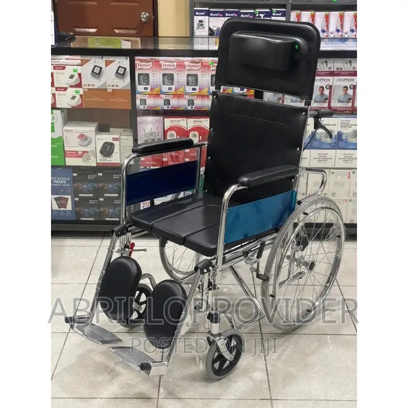 Manual Reclining Wheelchair With Commode, Wheelchair:
