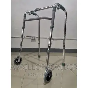 Photo - Silver Aluminium Classic Walker With Castors
Walkers