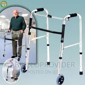 Steel Adjustable Walker Hospital Walker Wheel