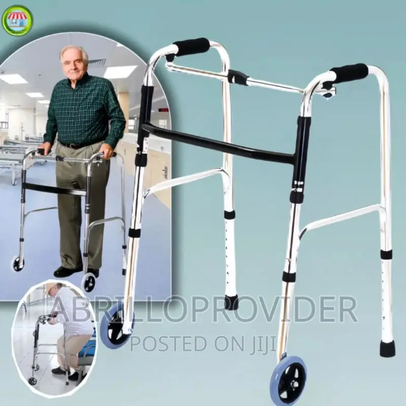 Steel Adjustable Walker Hospital Walker Wheel