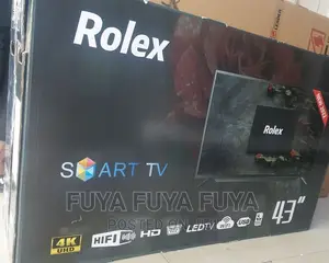 Rolex 43 Inchi Double Glass Smart 2023 Tv