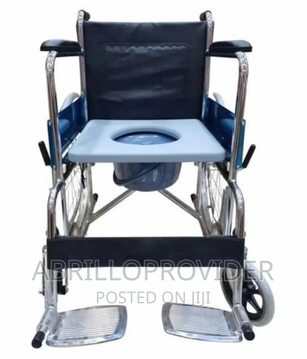New Packed Commode Wheelchair With Mag Wheela