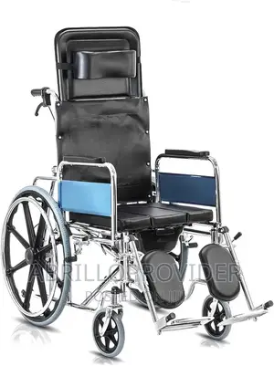 New PACKED WHEELCHAIR AND Commode Wheelcahir