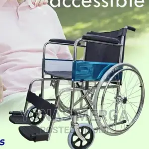 Photo - Wheelchair/Heavy-Duty/ Steel/for Enhanced Durability/