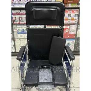 HYDRAULIC RECLINING MECHANISM Wheelchair With Toilet Chair