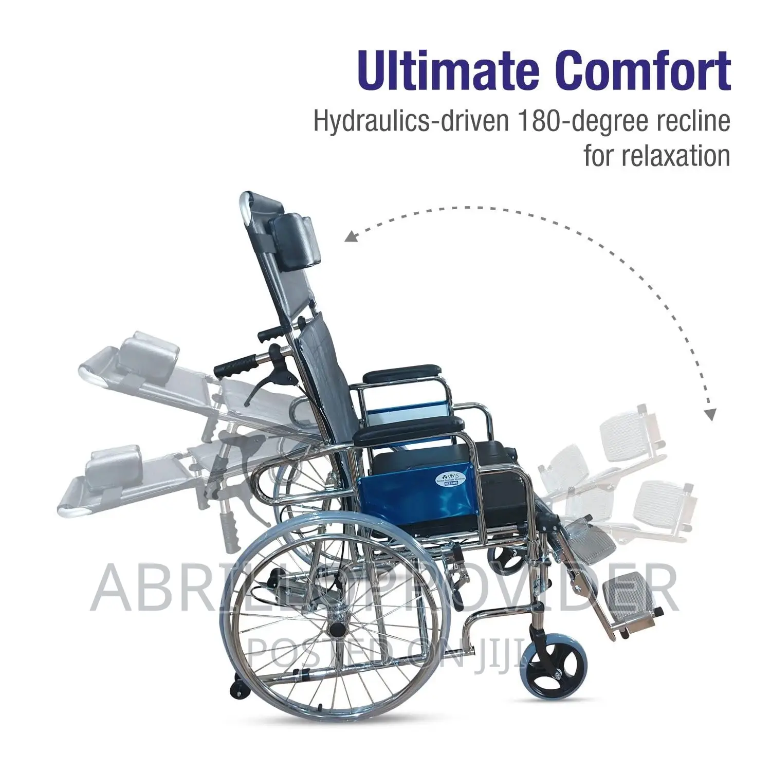 The Ultimate Commfort Reclining Wheelchair|COMMODEWHEELCHAIR