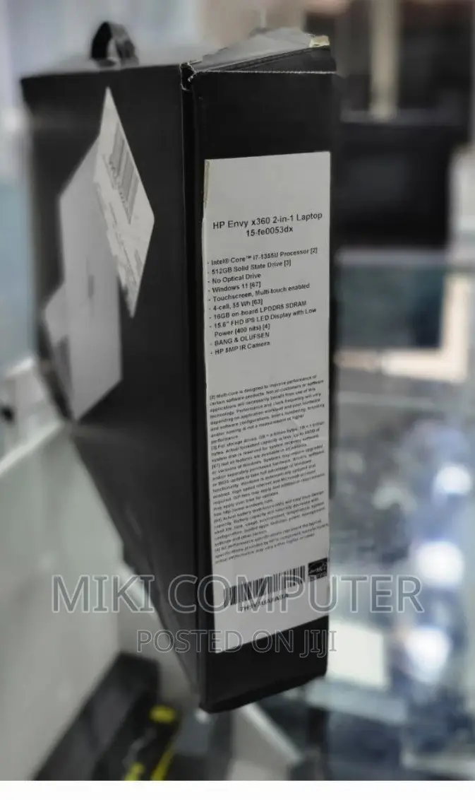 New Laptop HP Envy X360 16GB Intel Core I7 SSD 512GB