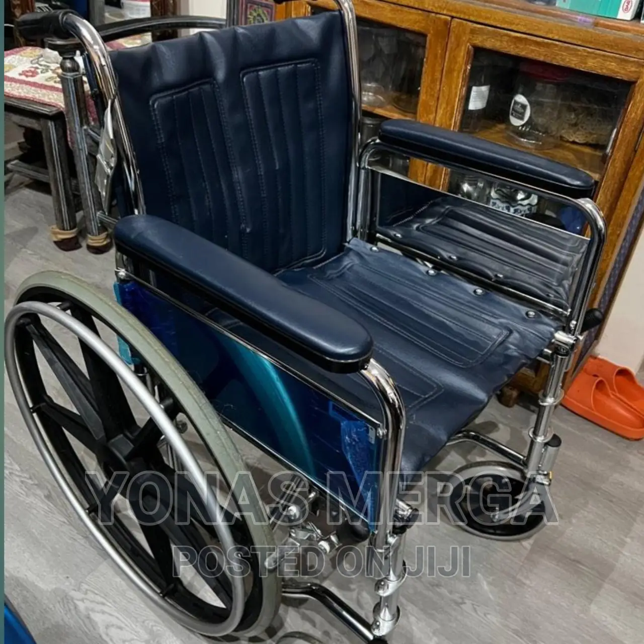 #ዊልቼር/ Economy Steel /Wheelchair/ With Mag /Wheels/