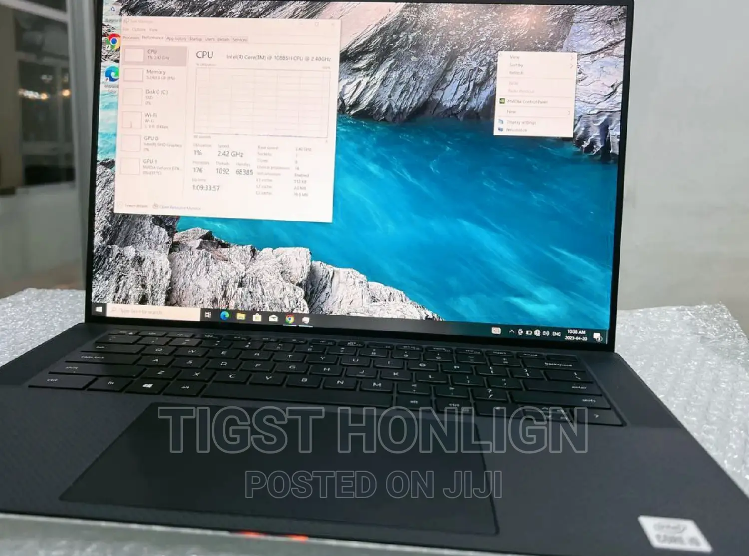 New Laptop Dell XPS 15 32GB Intel Core I7 SSD 1T