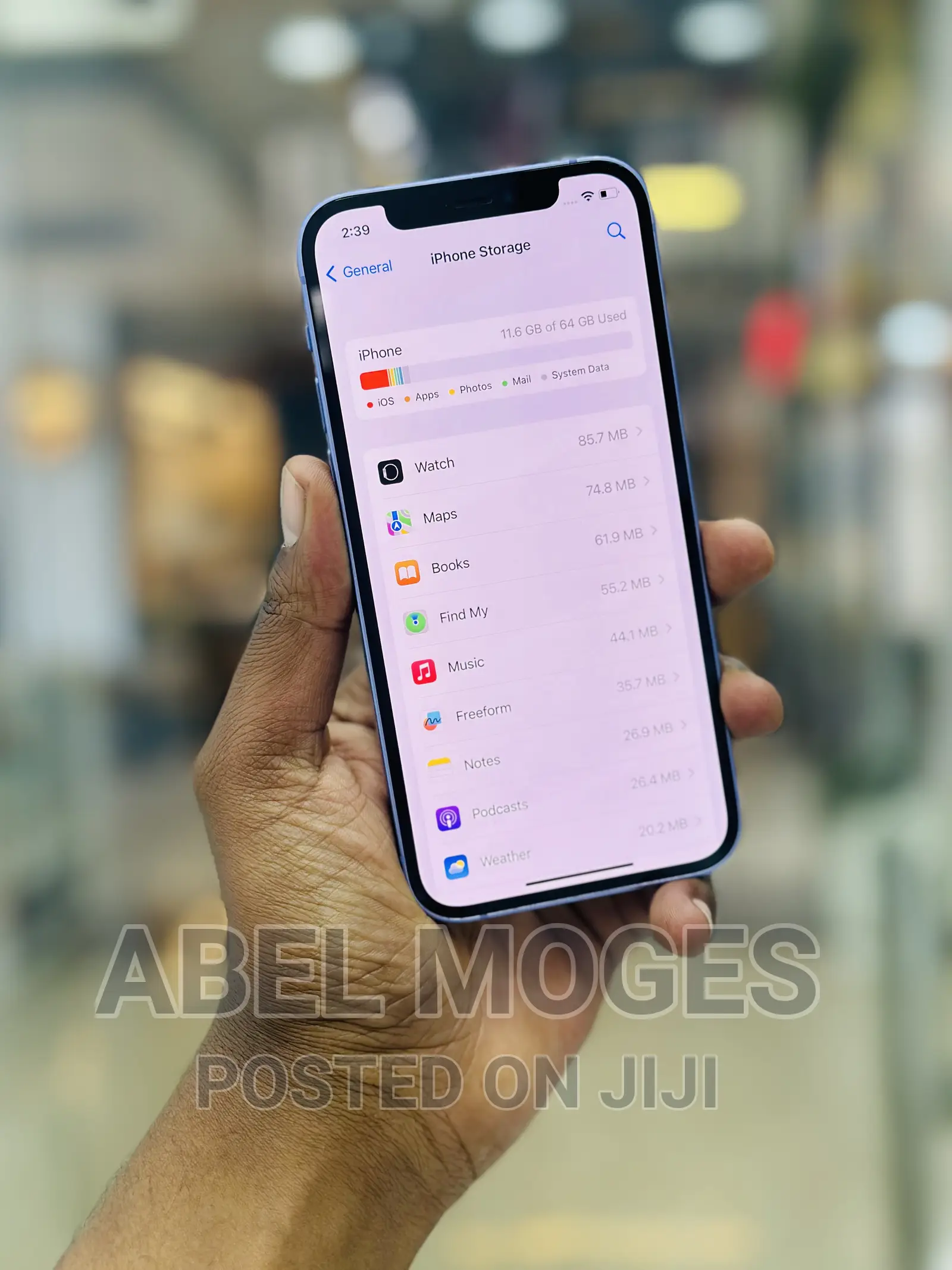 New Apple iPhone 12 64 GB Blue