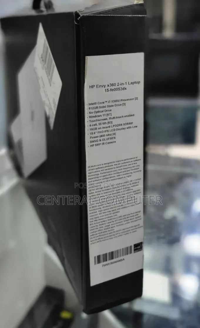 New Laptop HP Envy X360 15z 16GB Intel Core I7 SSD 512GB