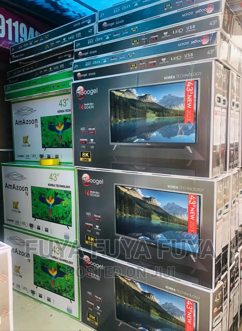 Google 43 Inchi Double Glass Smart 2025 Tv