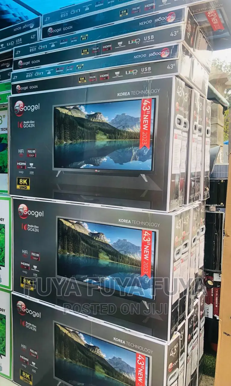 Google 43 Inchi Double Glass Smart 2025 Tv