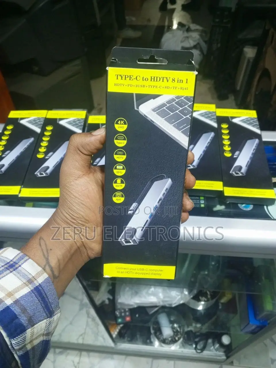 Type C Adapter 8 in 1 With Free Delivery