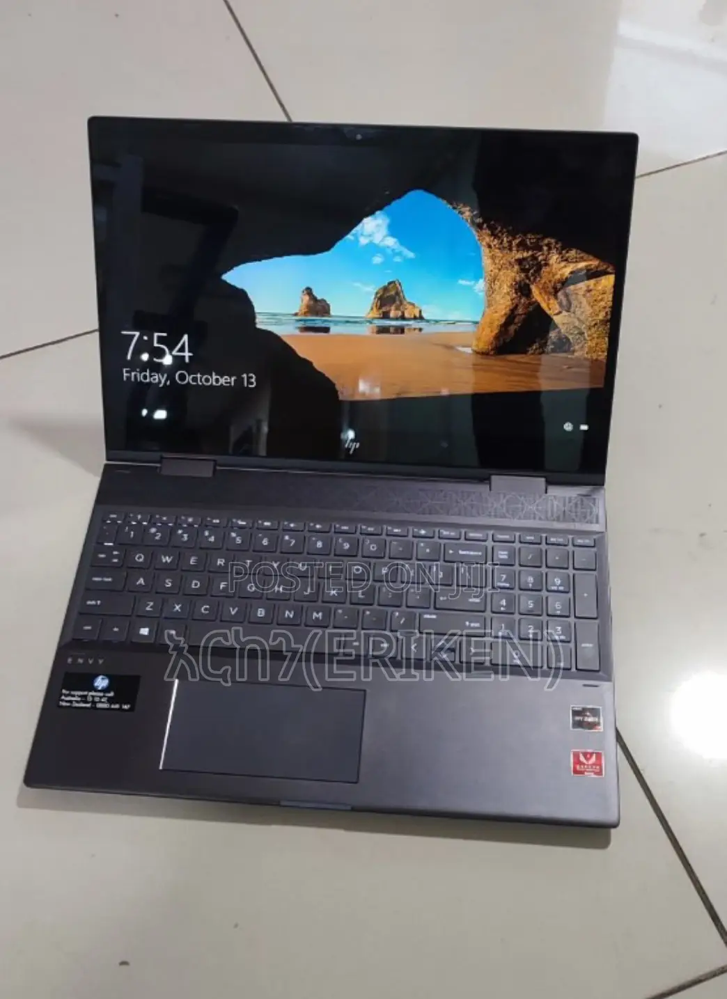 New Laptop HP Envy X360 8GB AMD Ryzen 3 HDD+SSD 128GB