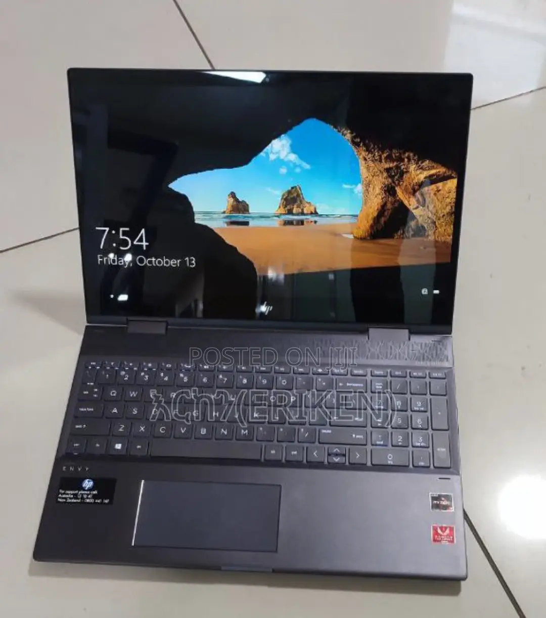 New Laptop HP Envy X360 8GB AMD Ryzen 3 HDD+SSD 128GB