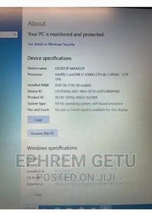 New Laptop HP ProBook 650 G3 8GB Intel Core I7 HDD 1T