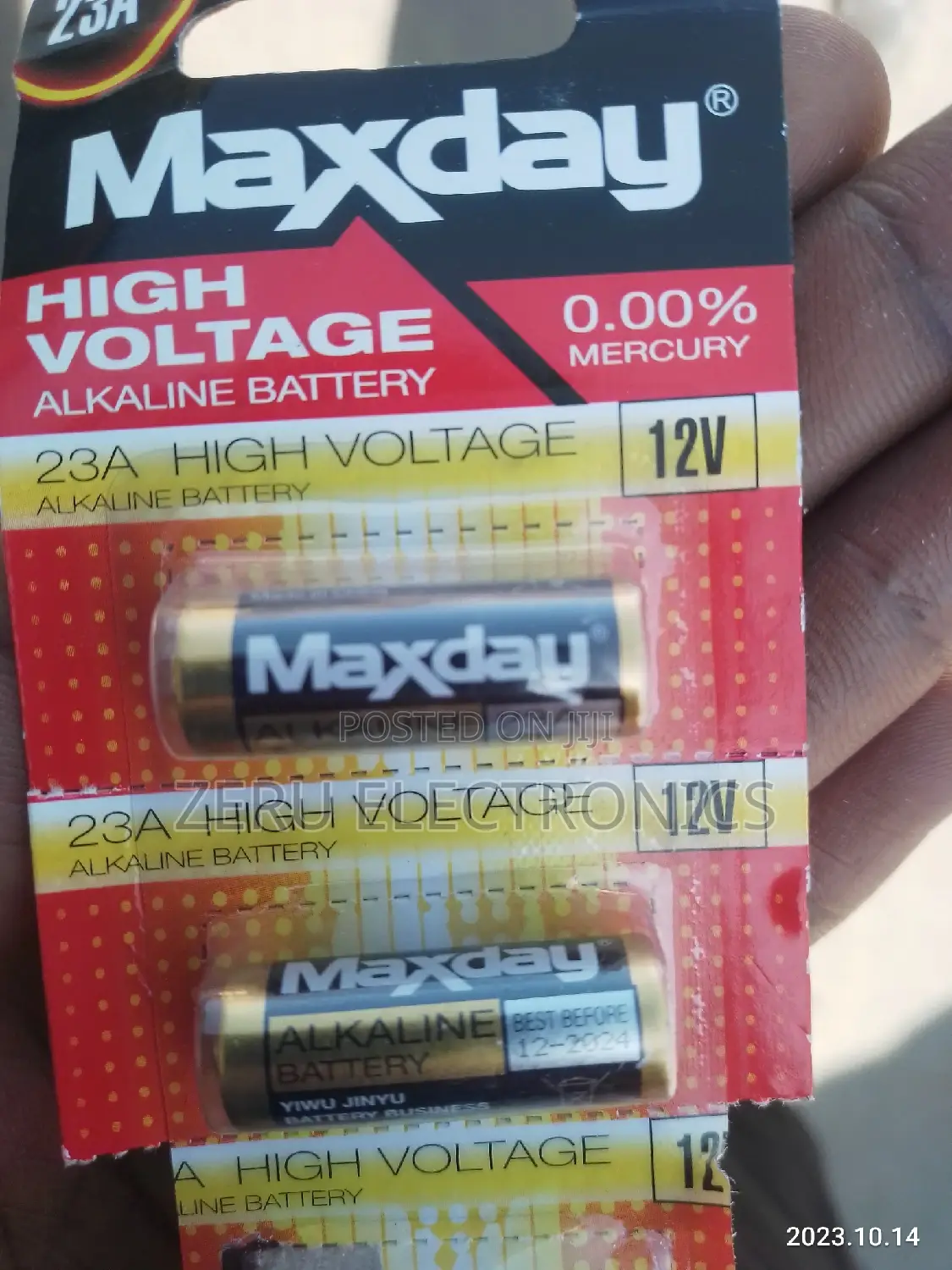 High Voltage Alkaline Battery