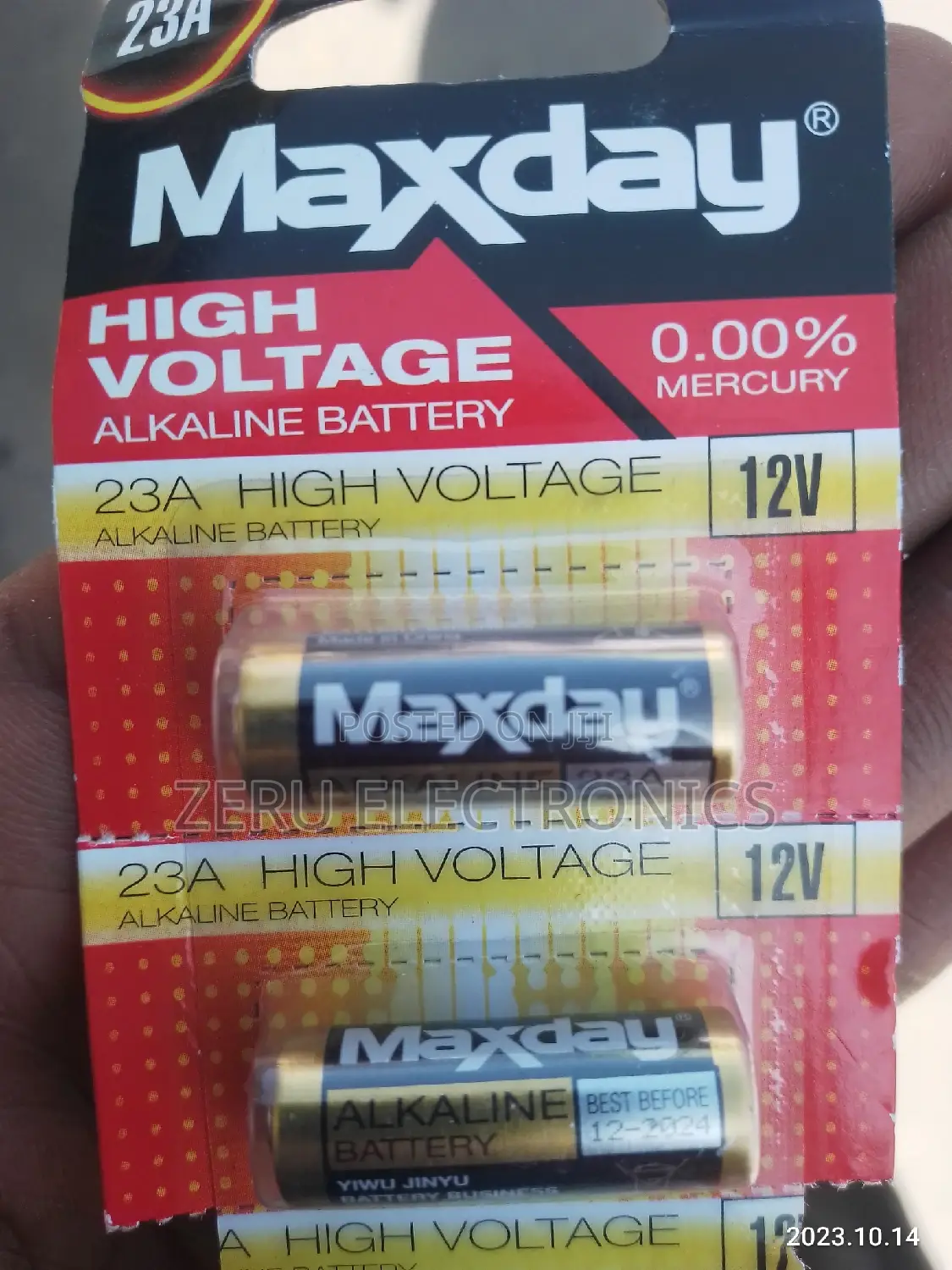 High Voltage Alkaline Battery
