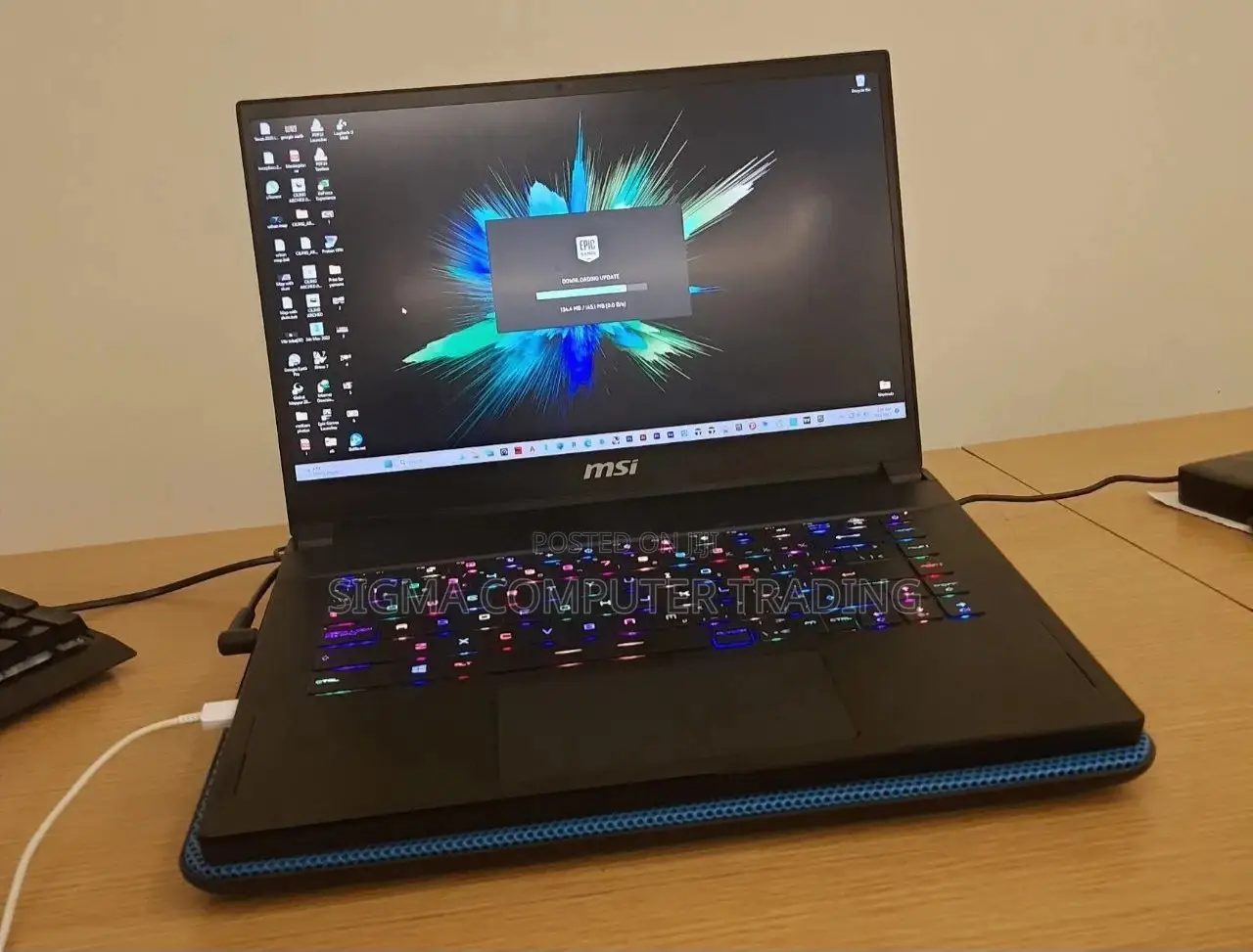 New Laptop MSI GS66 Stealth 10SGS 16GB Intel Core I7 SSD 1T