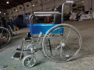 Newpacked Wheelchair/Folding Steel Wheelchair With Solid