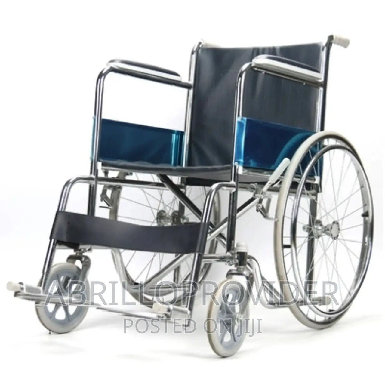 Chormed Steel Wheelchair Standardfolding Steel Wheelchair