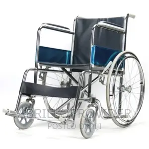 Photo - Chormed Steel Wheelchair Standardfolding Steel Wheelchair