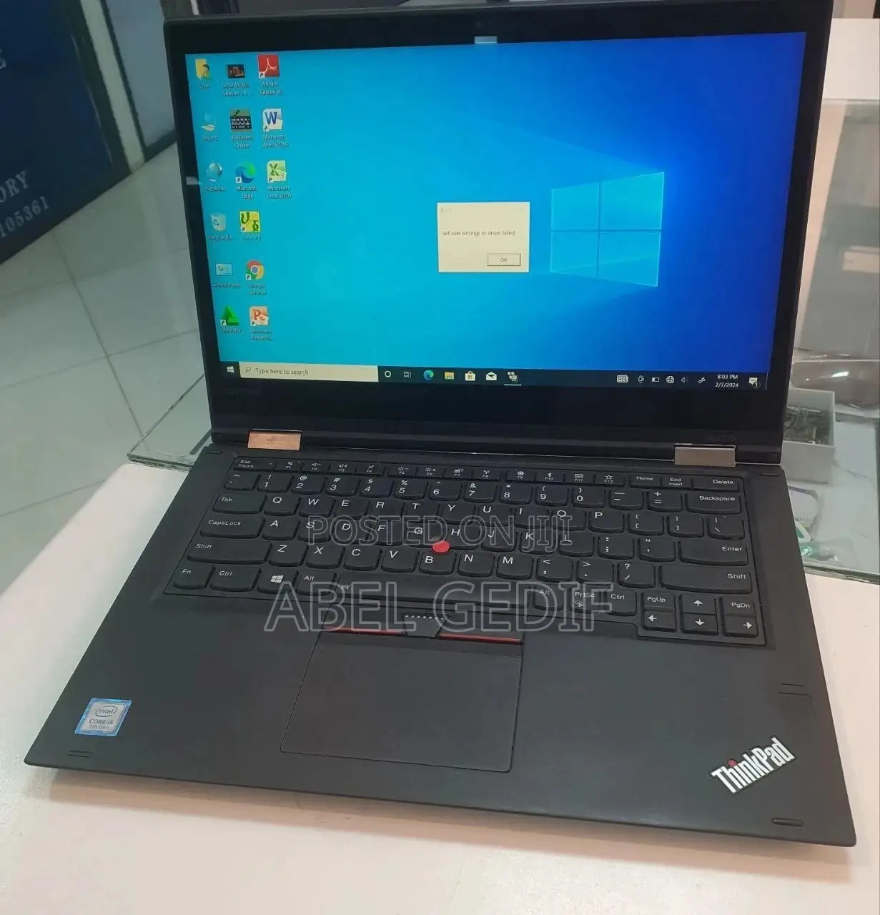 New Laptop Lenovo ThinkPad Yoga 370 16GB Intel Core i7 SSD 512GB