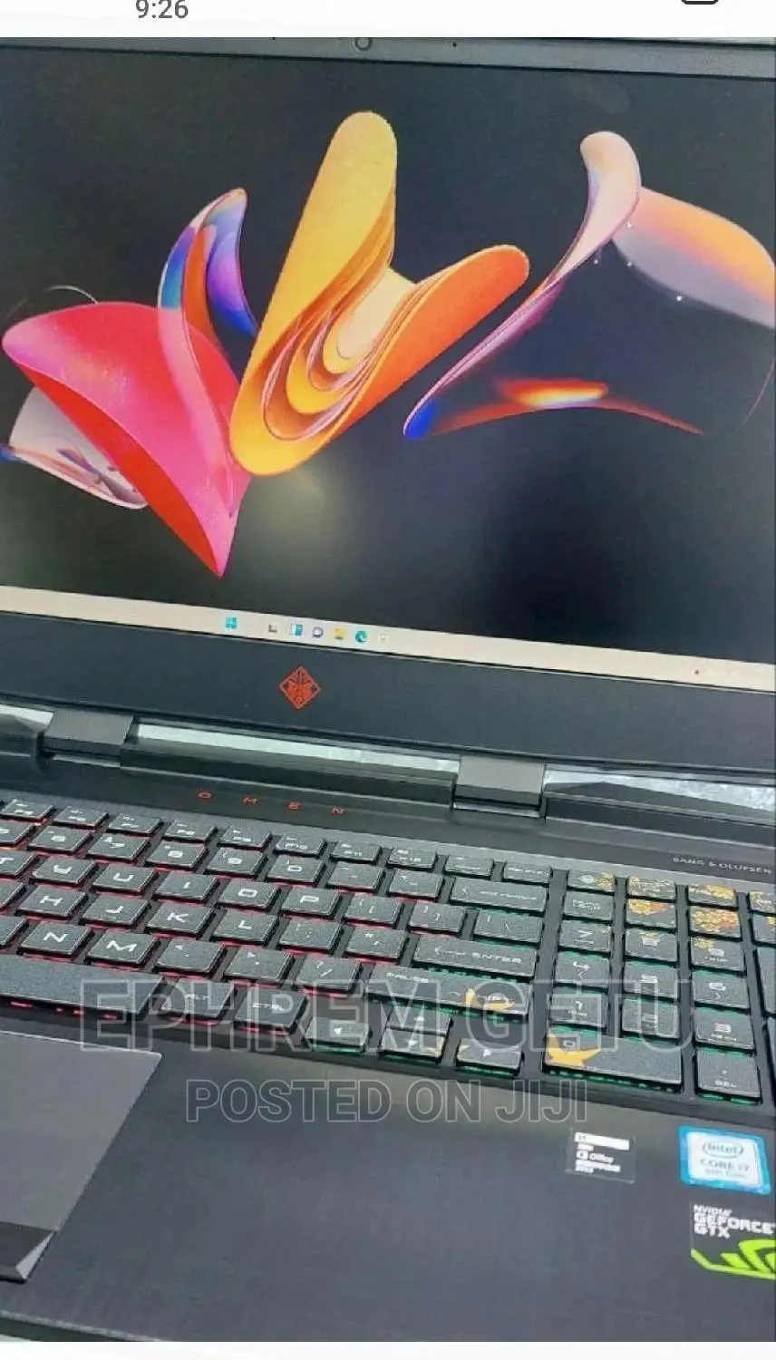 New Laptop HP Omen 15 16GB Intel Core i7 SSD 1T