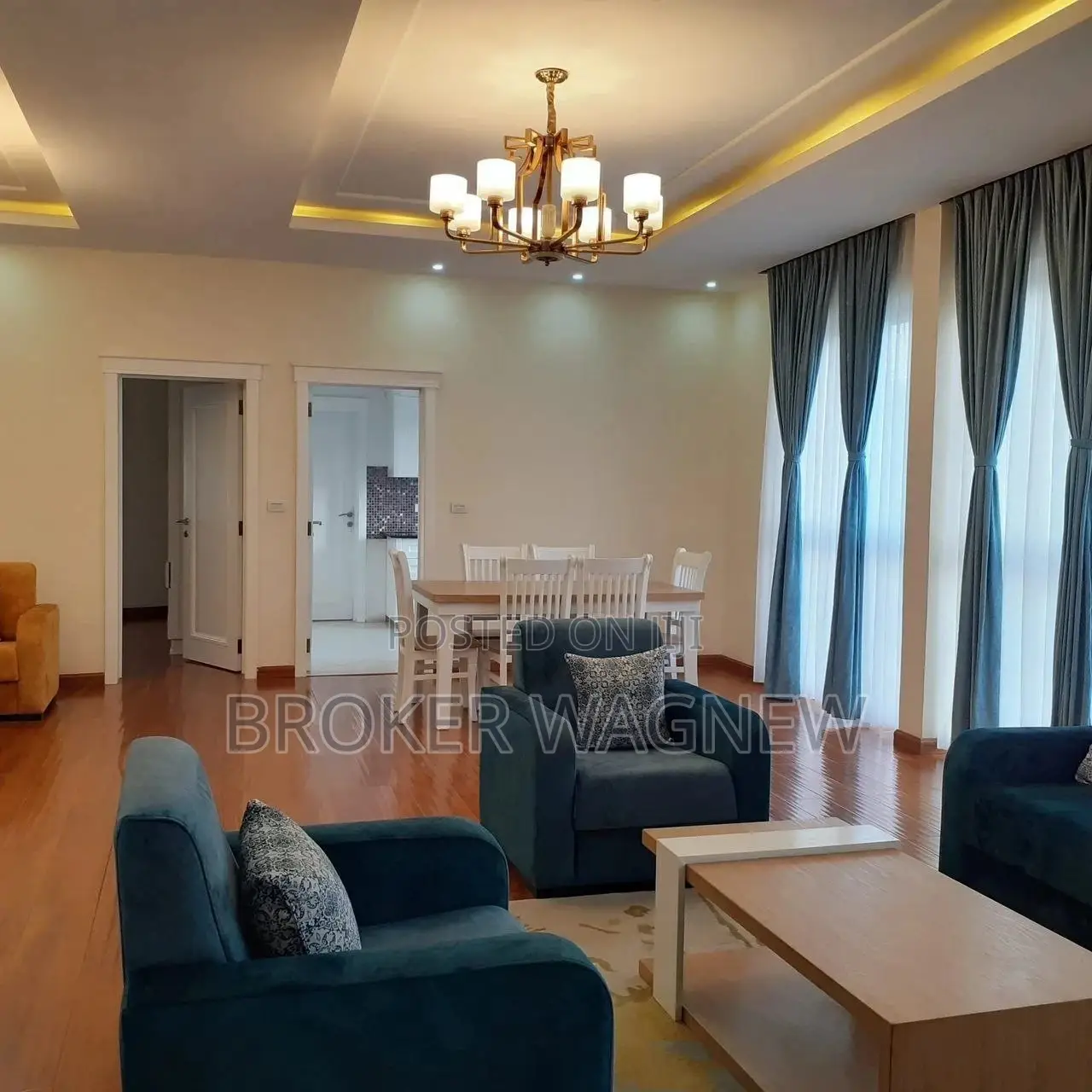 Furnished 3bdrm Apartment in Kirkos for rent