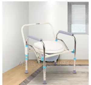 Steel Bedside Commode Chair *Toilet CHAIR *Elderly
 Chair