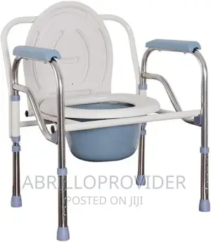 Photo - Elderly/Disabled Portable Adjustable CHAIR Stainless Commode
