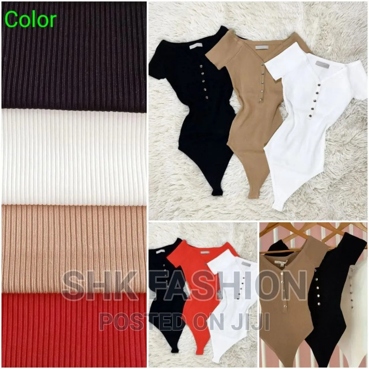 High Quality Bodysuit With S_button