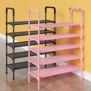 6 Layer Space Saving Shoes Rack ጠንካራ ረጅም ጊዜ የሚገለገሉበት