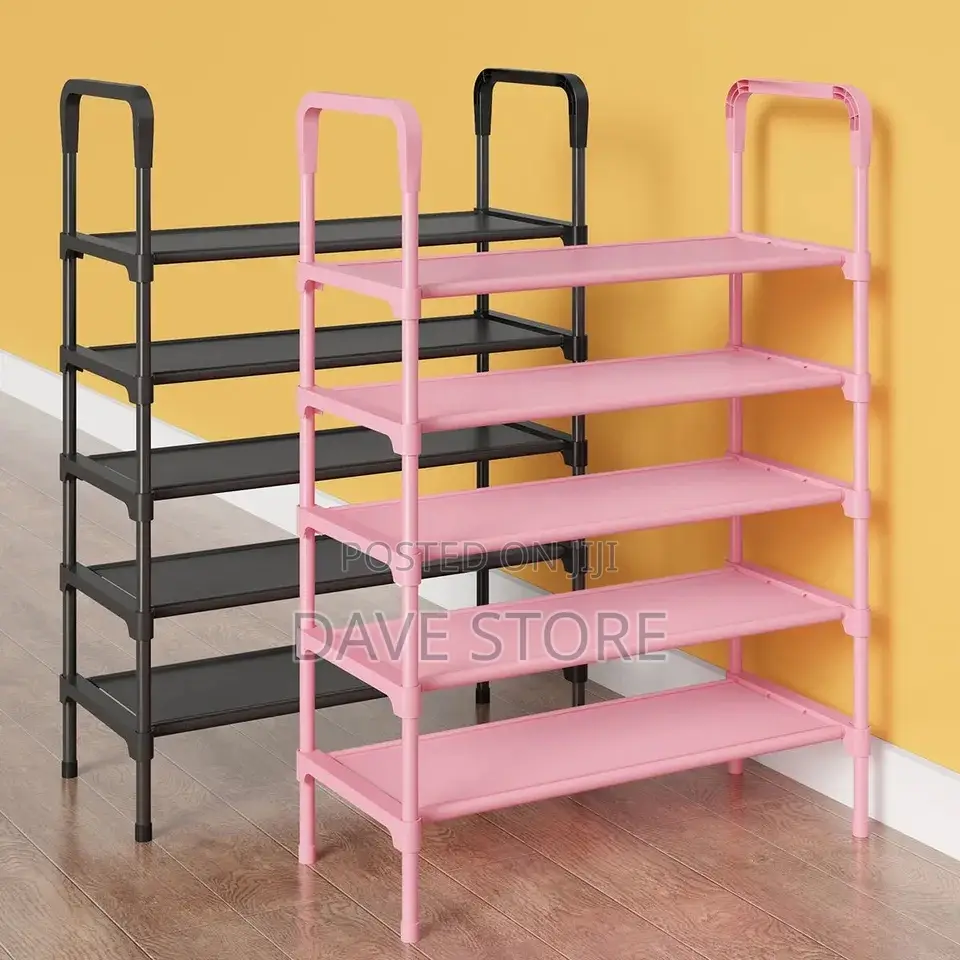 6 Layer Space Saving Shoes Rack ጠንካራ ረጅም ጊዜ የሚገለገሉበት