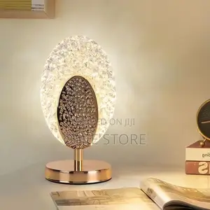 Crystal Lamp በቻርጅ የሚሰራ የዴስክ ላይ መብራት