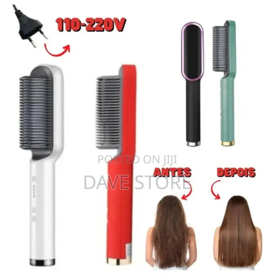 Straight Comb Hair Stylist ሁሉንም አይነት ጸጉር ያለ ልፋት.