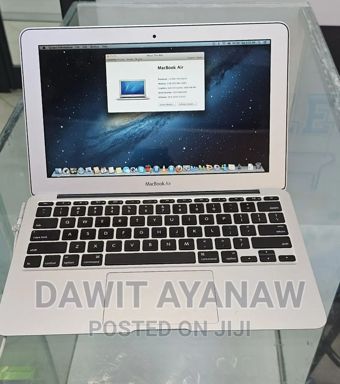 New Laptop Apple MacBook Air 2013 2GB Intel Core I5 SSD 60GB