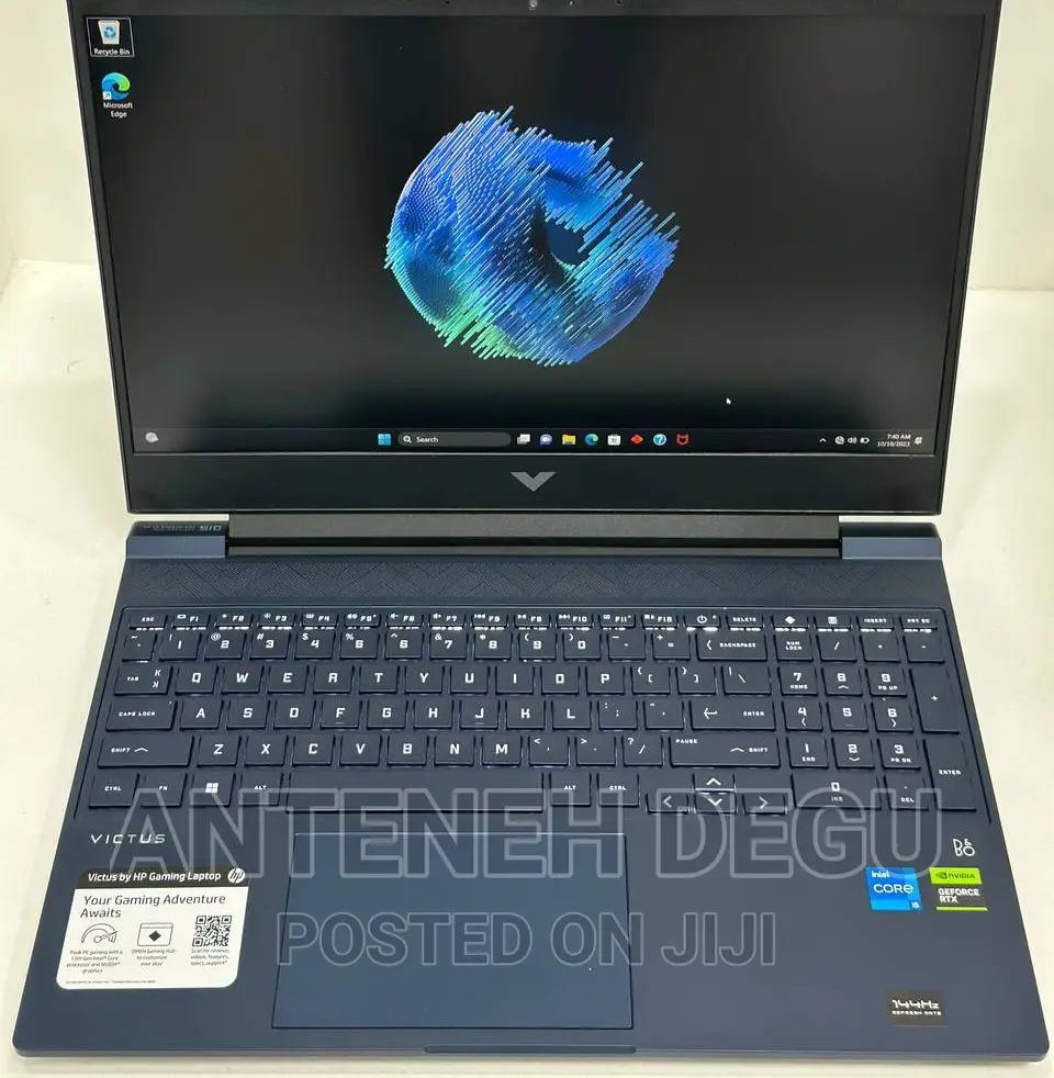 New Laptop HP Victus 16 8GB Intel Core I5 SSD 512GB