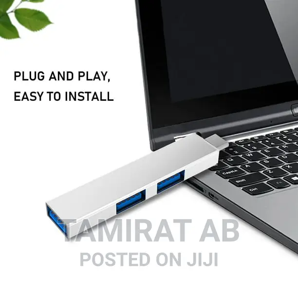 USB 3in1 Mini Type-C Hub Extensions, USB 3.0 Hub, Ultra Slim