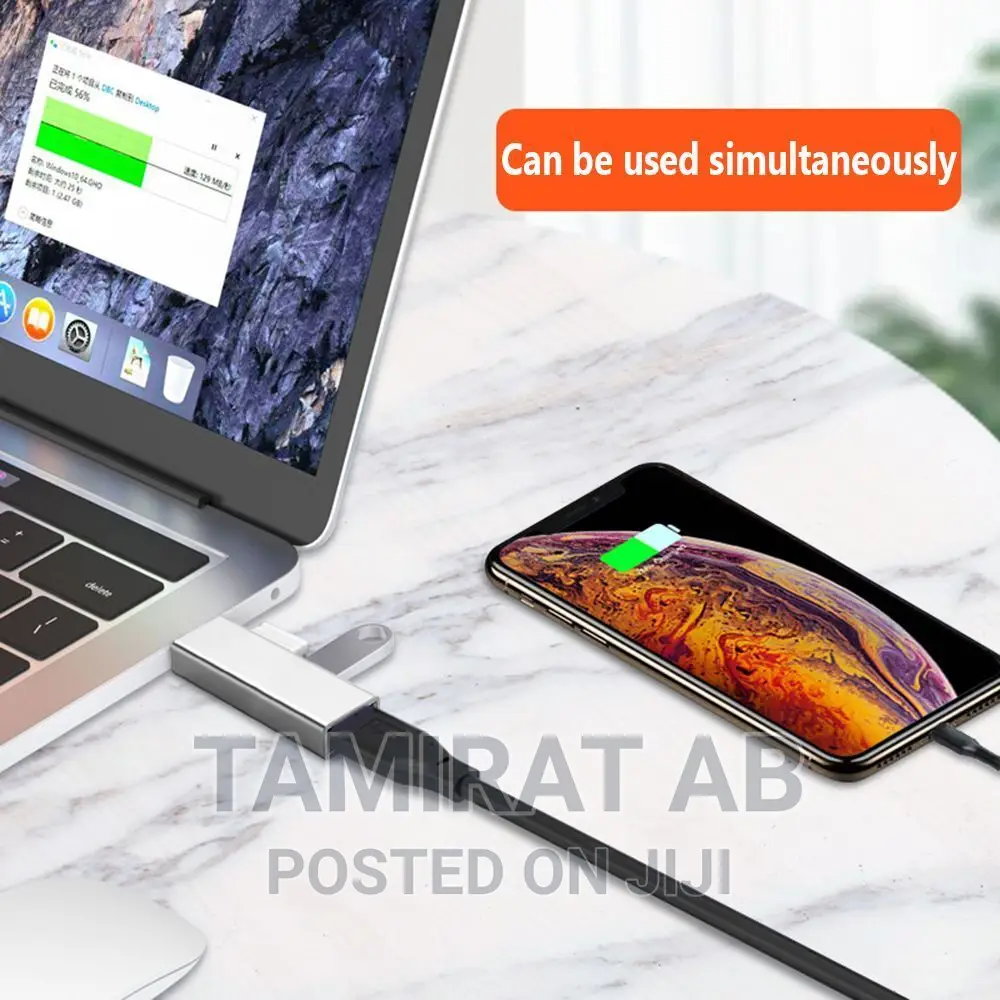 USB 3in1 Mini Type-C Hub Extensions, USB 3.0 Hub, Ultra Slim