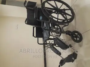 High Leg Wheelchair/ BLACK USED WHEELCHAIR