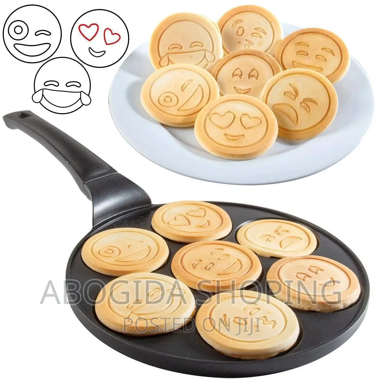 Smiley Face Non Stick Pancake Pan 