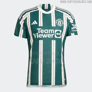 Green Manchester United 2023/24 Away Player Jersey Adidas