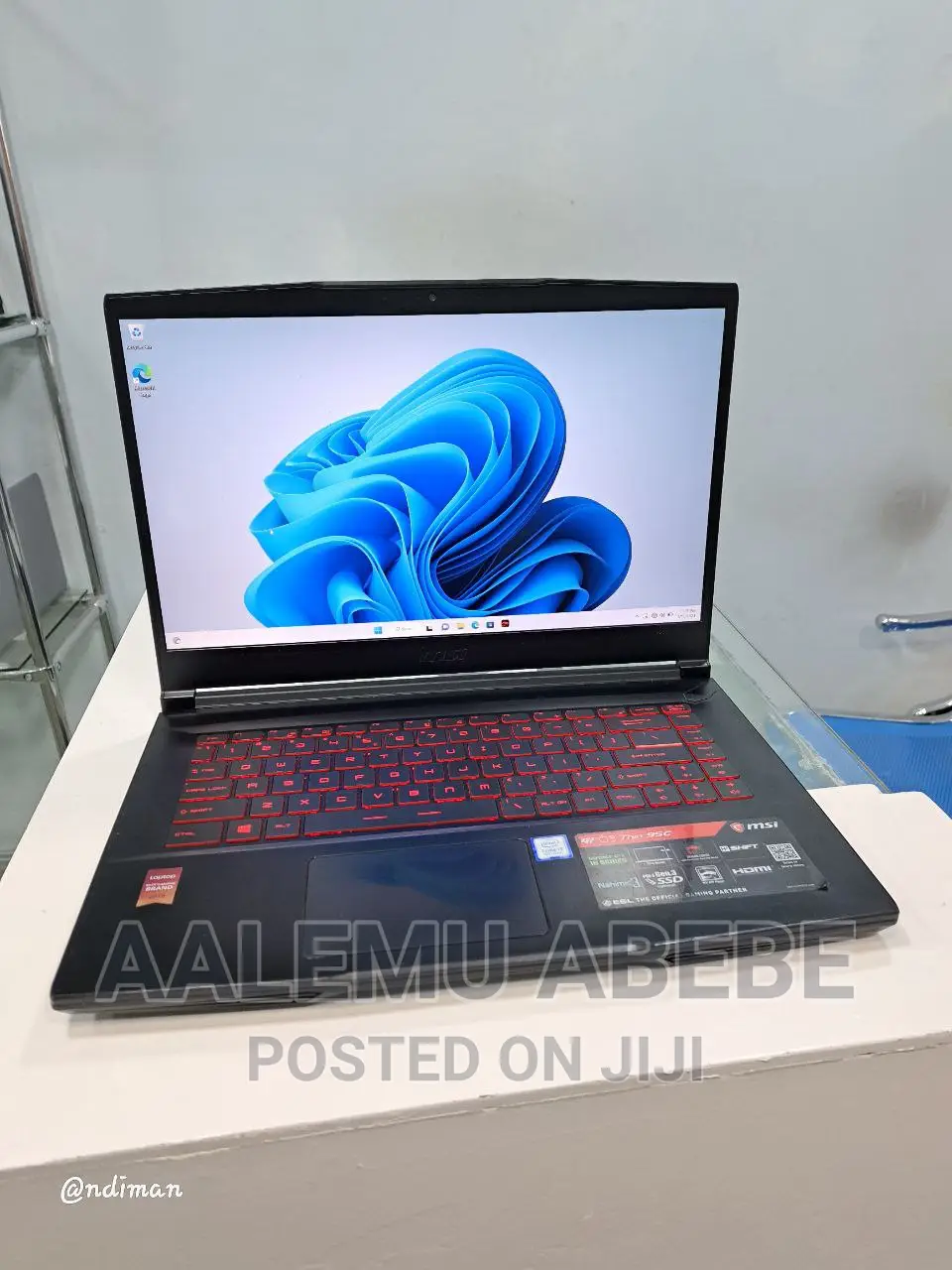 New Laptop MSI Pulse GL66 16GB Intel Core I7 SSD 512GB