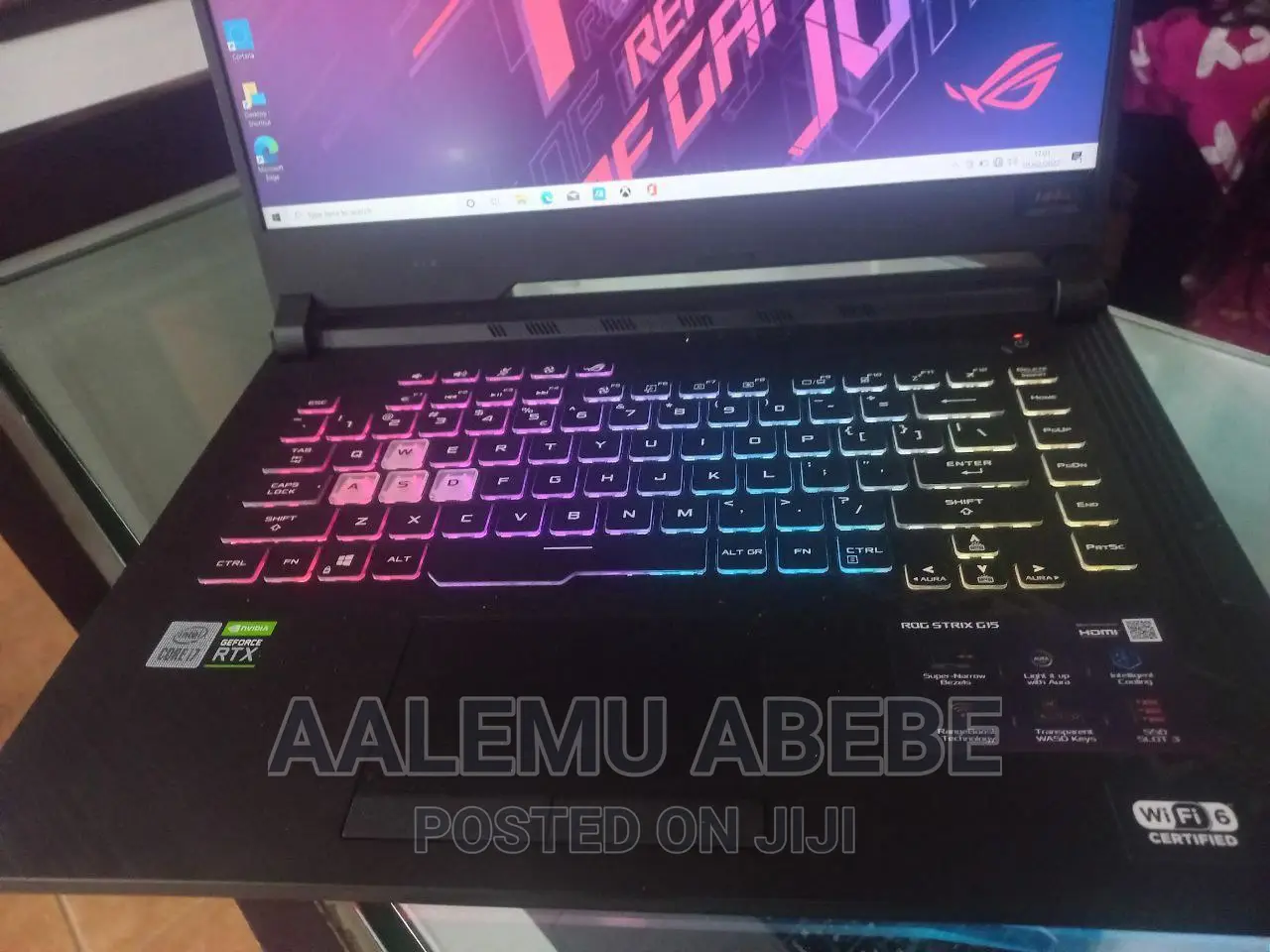 New Laptop Asus ROG Strix G15 16GB Intel Core I7 SSD 512GB