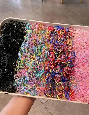 Photo - 500pcs Random Color Disposable Hair Tie