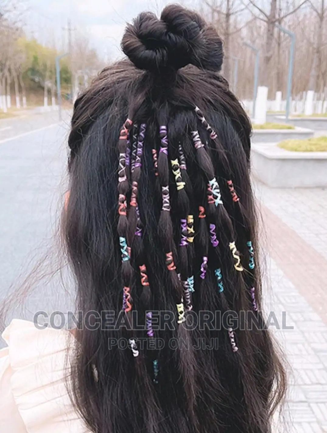 500pcs Random Color Disposable Hair Tie