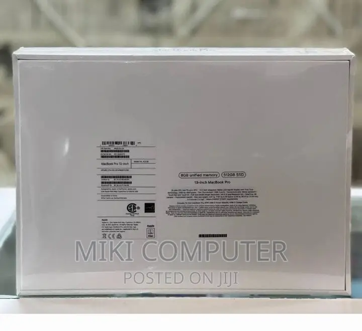 New Laptop Apple MacBook Pro 2022 M2 8GB Intel SSD 512GB